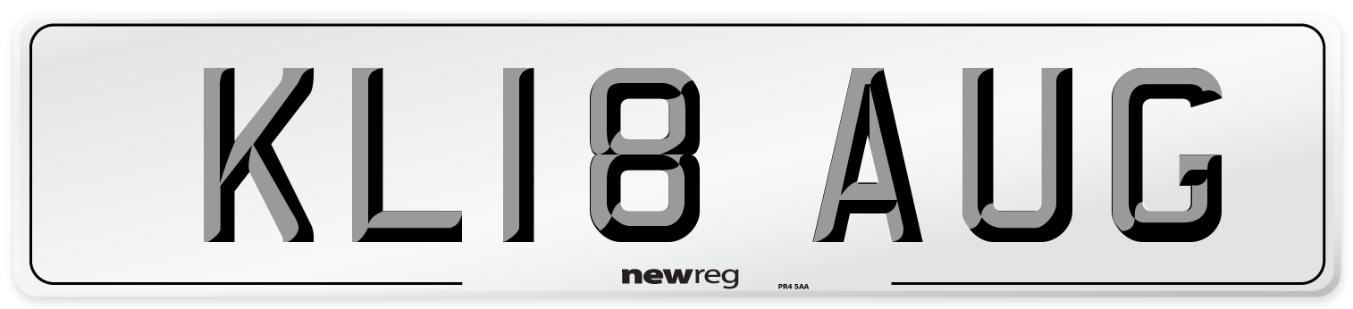 KL18 AUG Number Plate from New Reg
